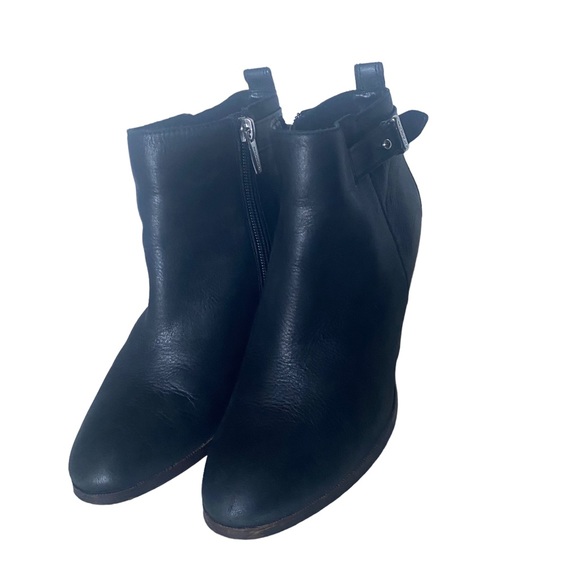 Coach black leather ankle bootie size 7.5 (SH11) - Picture 8 of 13